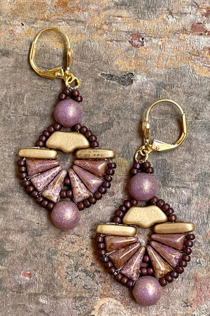 Flirty Fan Earrings Pattern