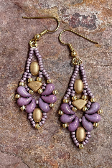 Delicant Earring-Lilac