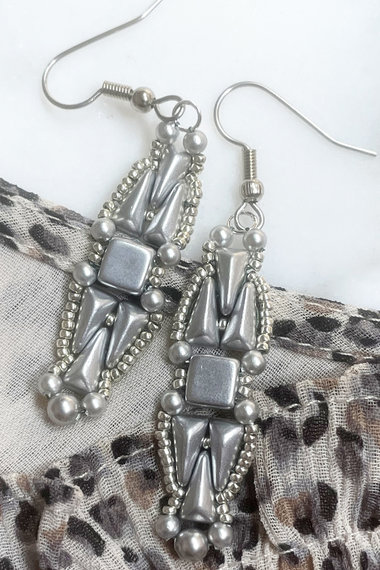 Felicity Earrings-Silver
