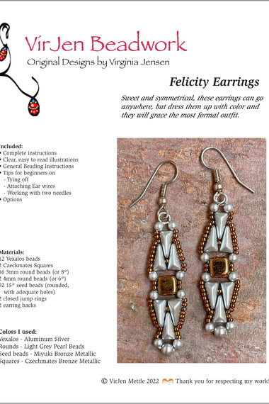 Felicity Earring Pattern